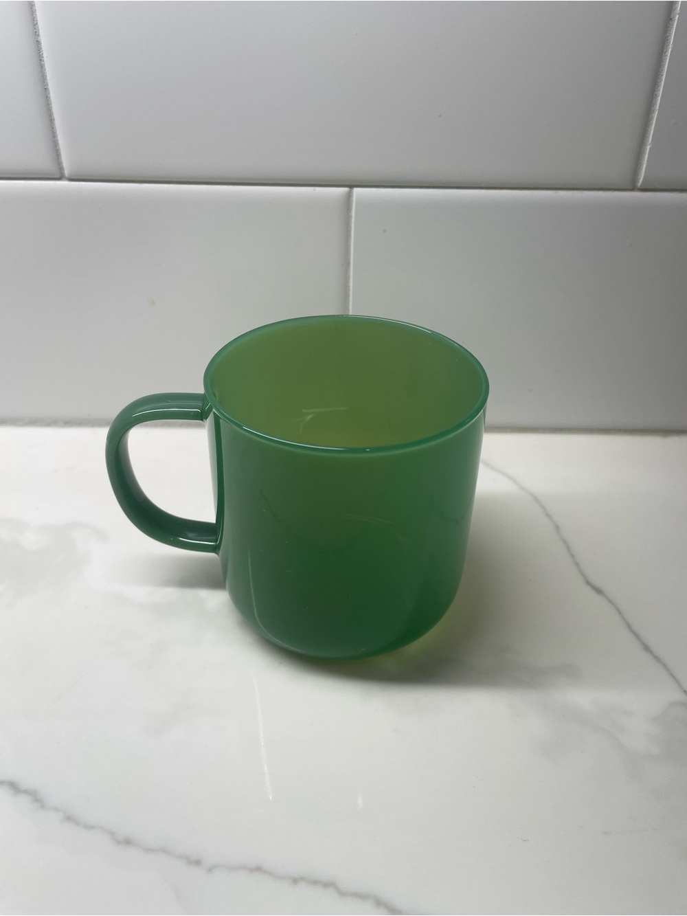 HAY Borosilicate Glass Mug Jade Green 11.75 oz